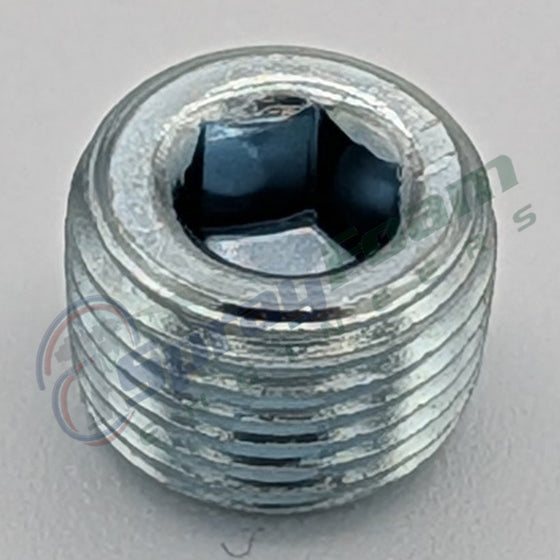 Pipe plug, 1/8-27 NPT, for Fusion AP and PC guns, Graco Part 100139