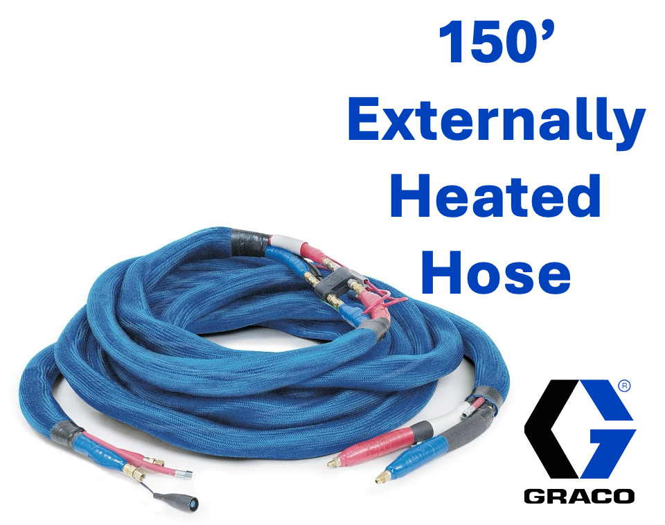 Graco A25 spray foam rig with Graco AP Fusion gun, 14 kW gas generator, and 7'x16' trailer