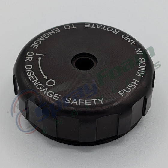 Cylinder cap for Fusion AP and Fusion PC, Graco Part 15B204