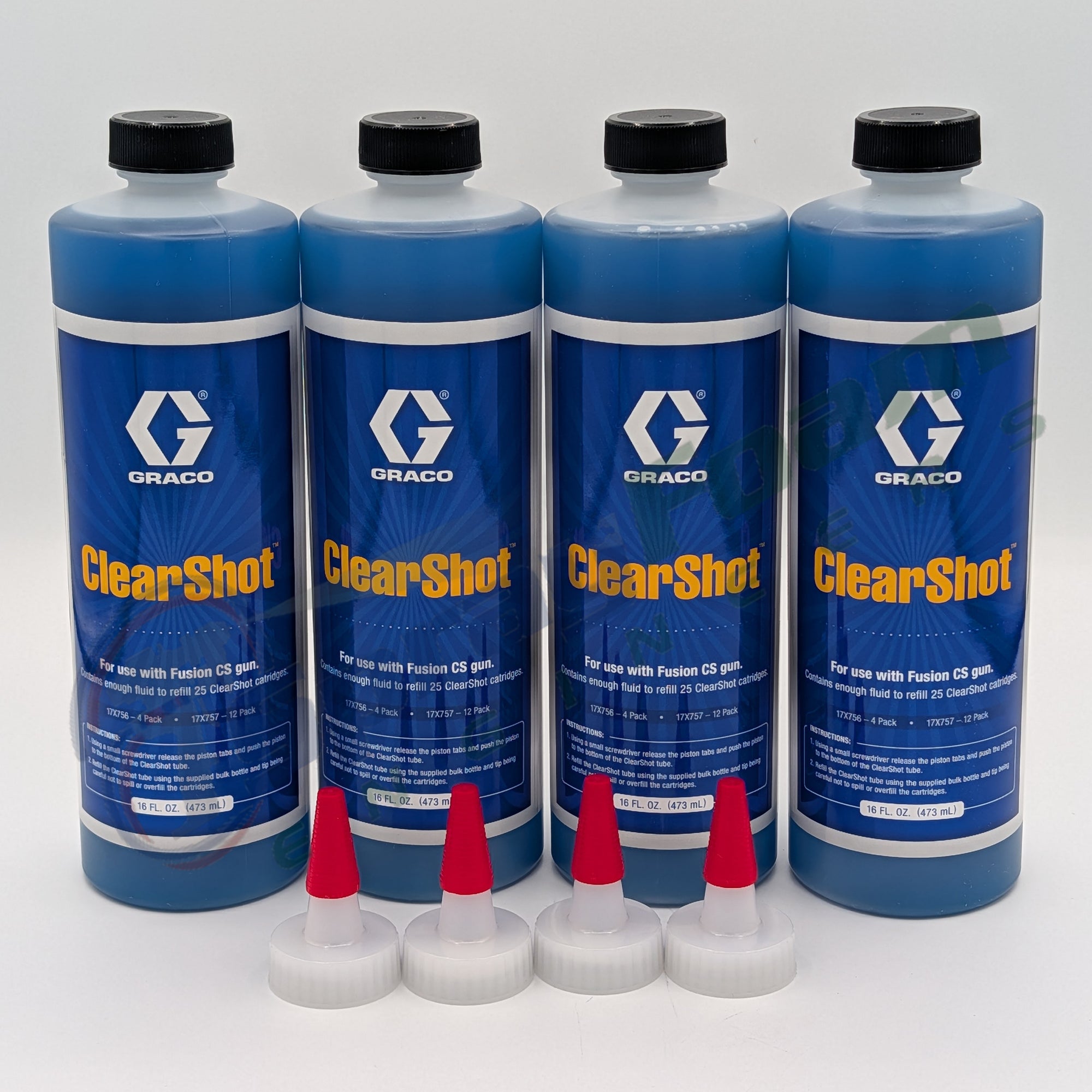 Bulk CS Fluid 12 Pack, 16 oz Bottles, Fusion FX, Graco Part 17X757