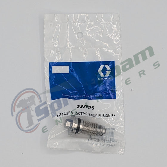 Fusion FX resin filter kit, B-side housing, Graco Part 2001026