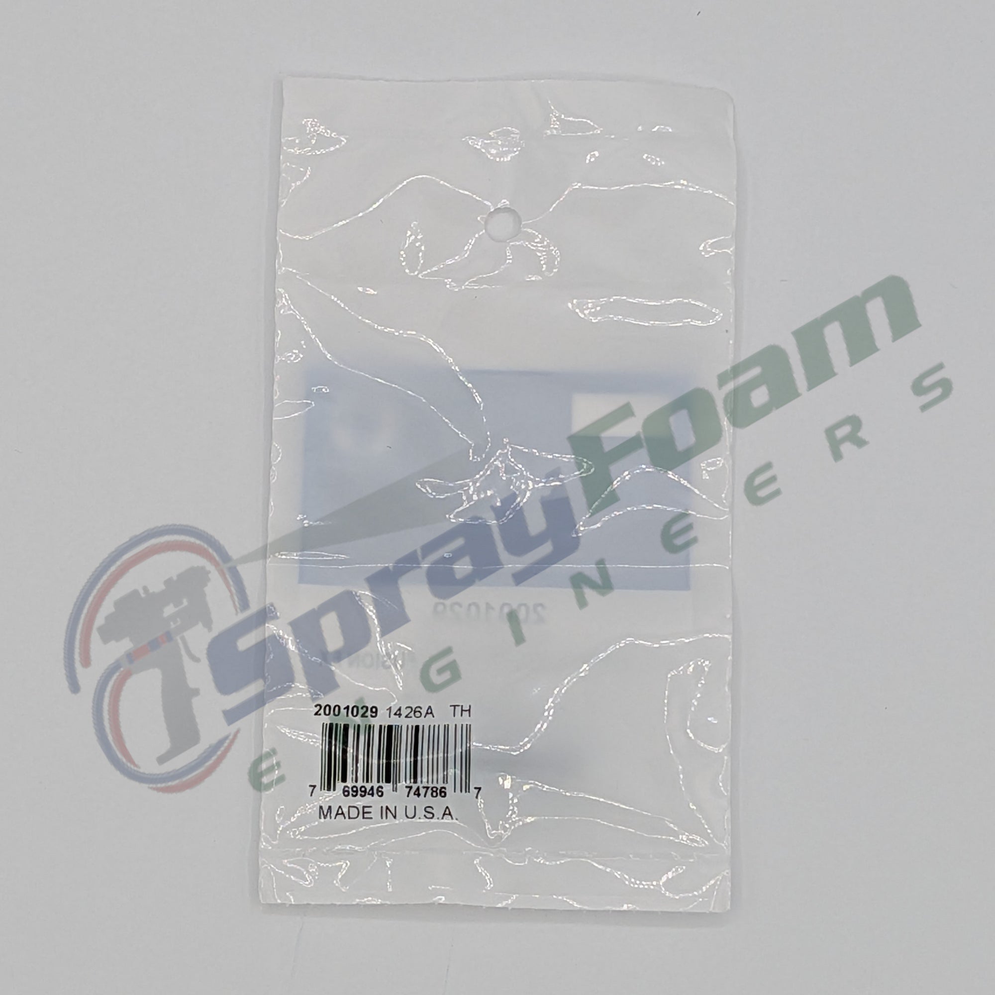Fusion FX cartridge inlet check o-ring kit, Graco Part 2001029