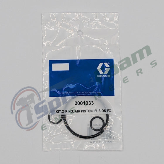 Fusion FX air piston o-ring kit, Graco Part 2001033
