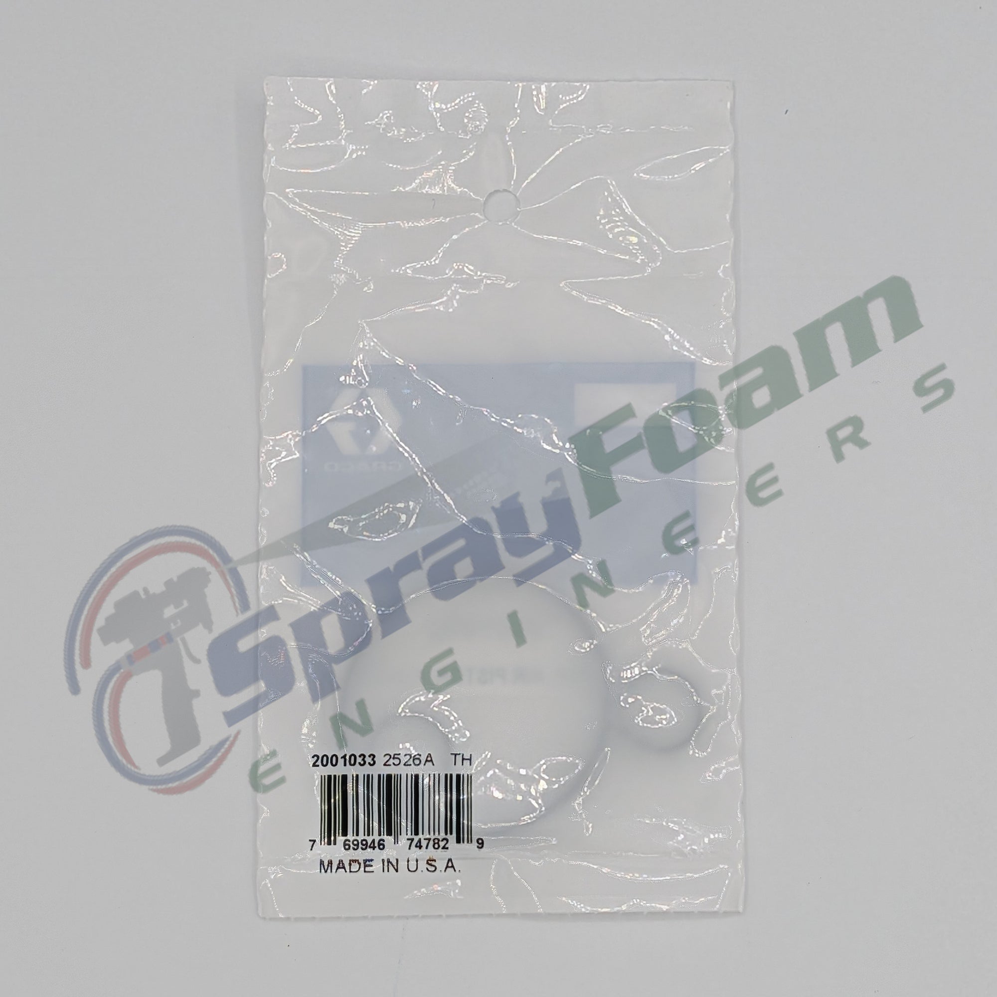 Fusion FX air piston o-ring kit, Graco Part 2001033