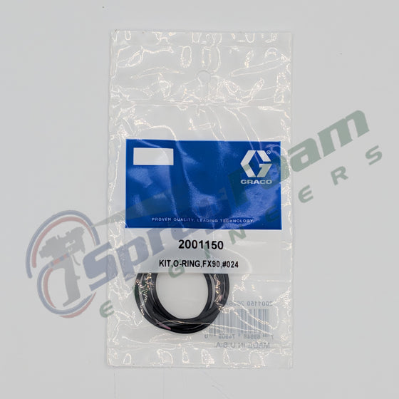 Fusion FX o-ring kit #024, 5 pack, Graco Part 2001150