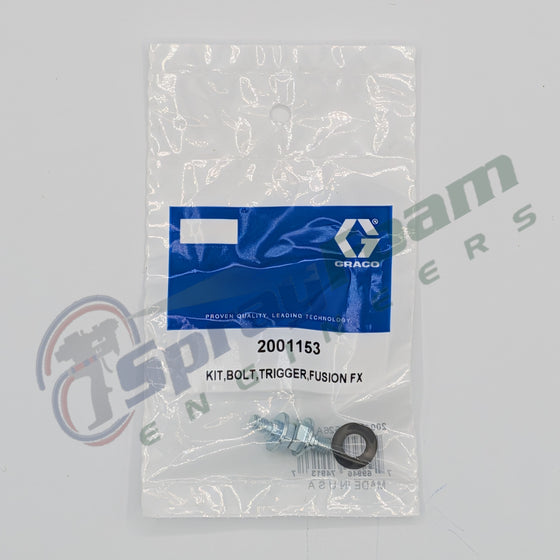 Fusion FX spray gun trigger bolt kit, Graco Part 2001153