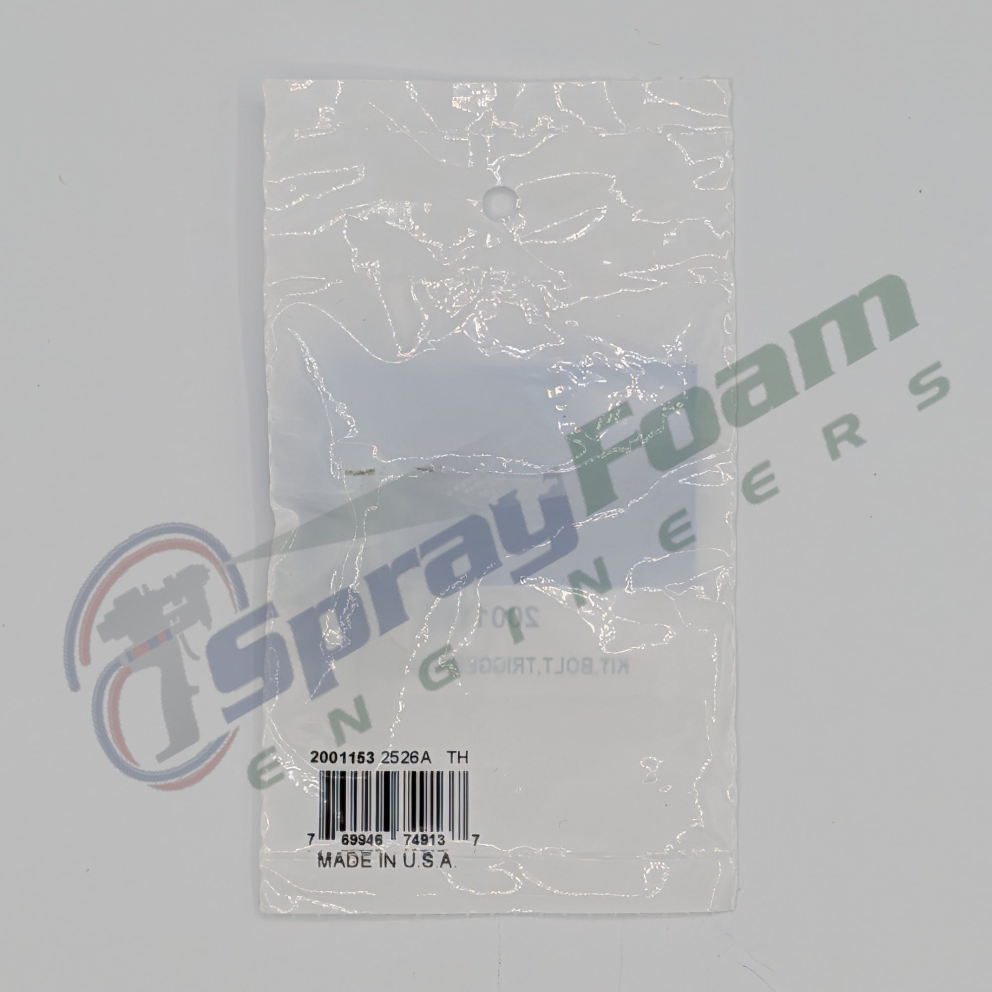 Fusion FX spray gun trigger bolt kit, Graco Part 2001153