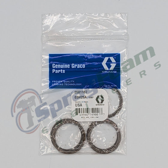 Fusion FX spiral retaining ring kit, Graco Part 2001167