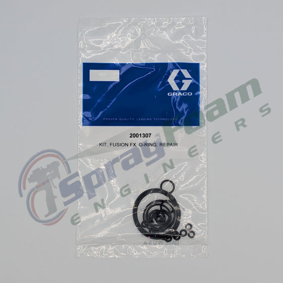 Fusion FX Complete O-Ring Repair Kit, Graco Part 2001307