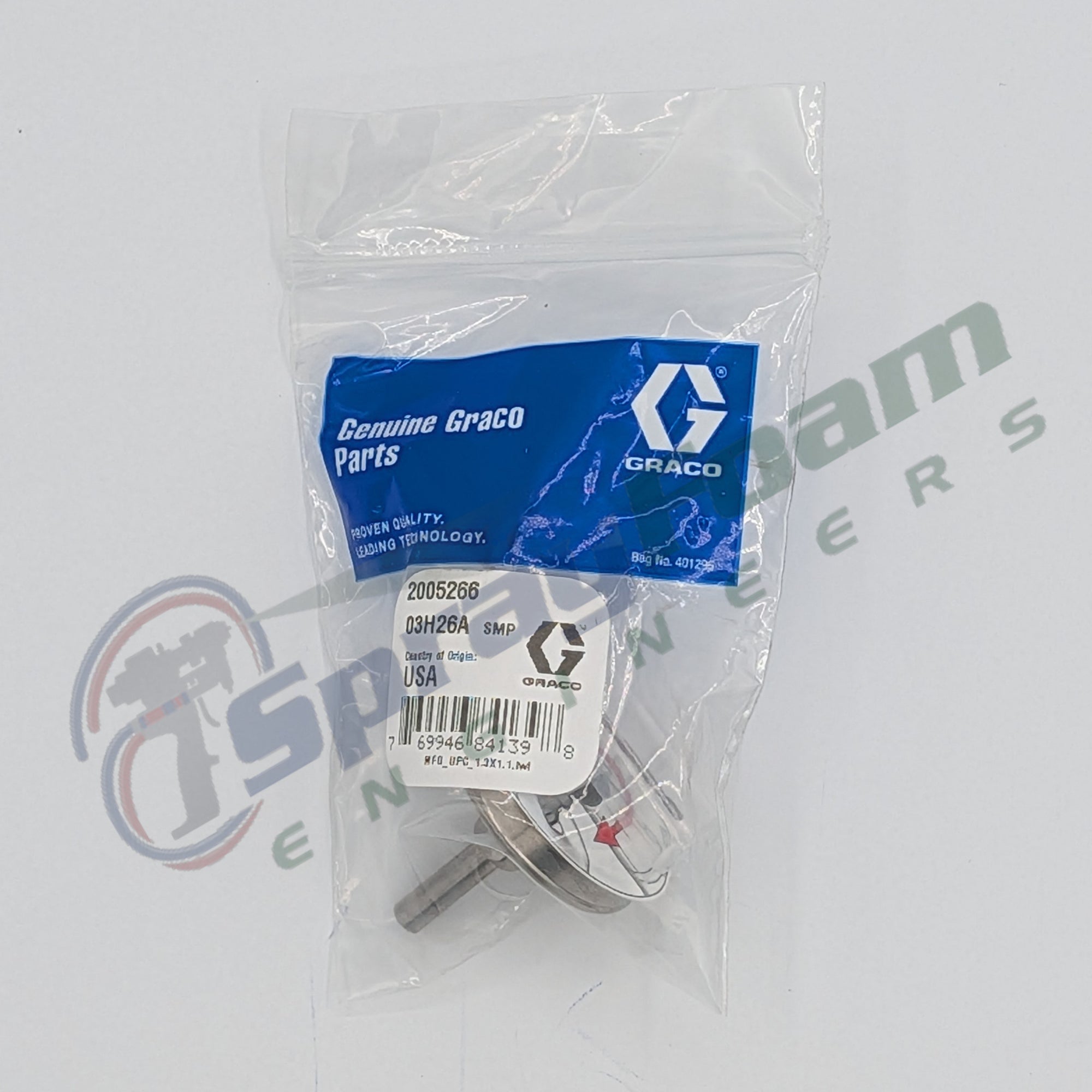 ACCESSORIES table: Extention Tip Cap: 34-42 for Fusion FX, Graco Part 2005266