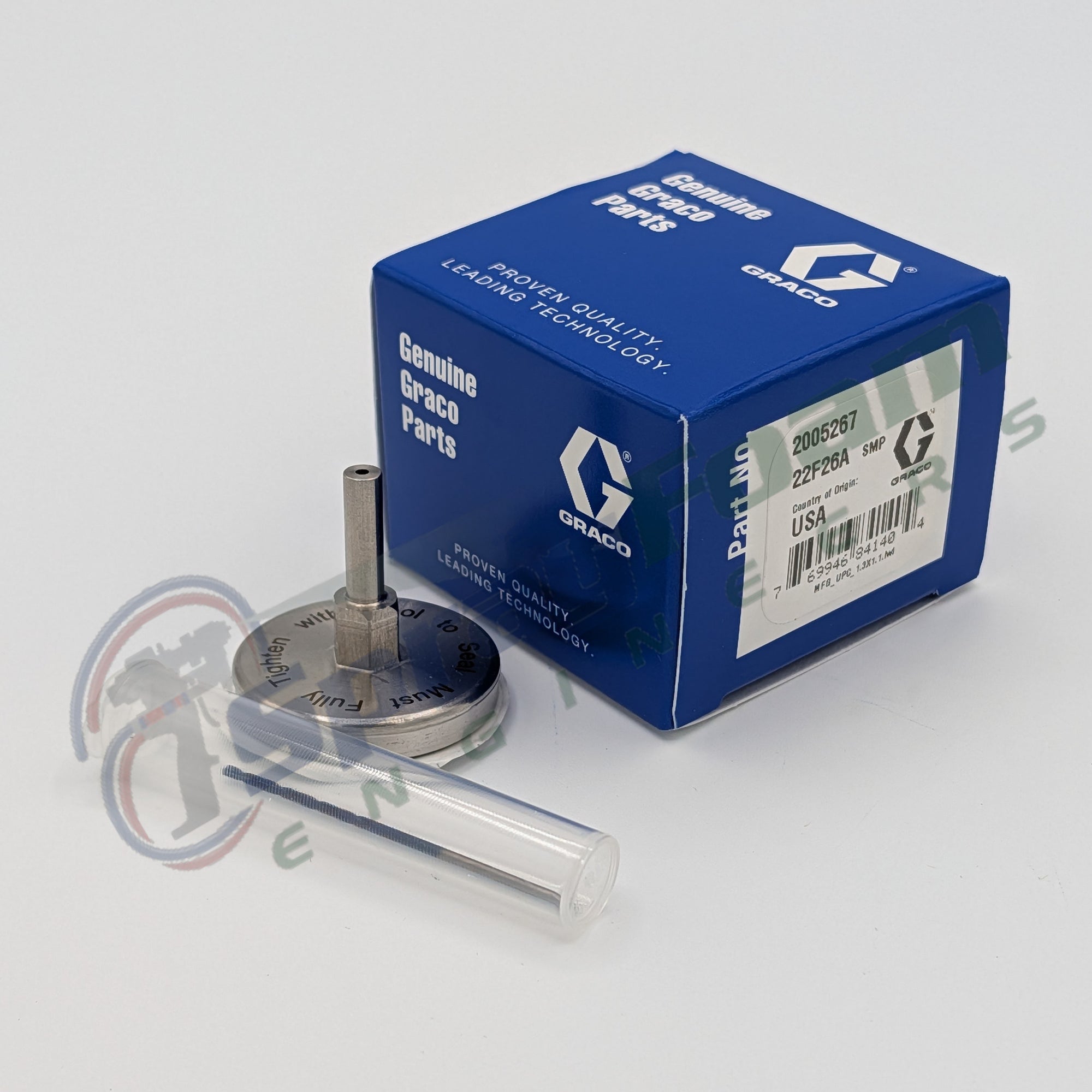 ACCESSORIES table: Extention Tip Cap: 37-47 for Fusion FX, Graco Part 2005267