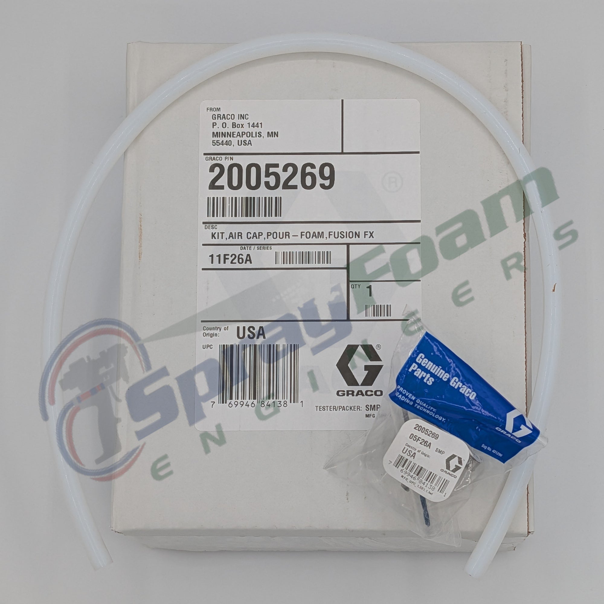 Pour Foam Air Cap for Fusion FX Guns, Graco Part 2005269