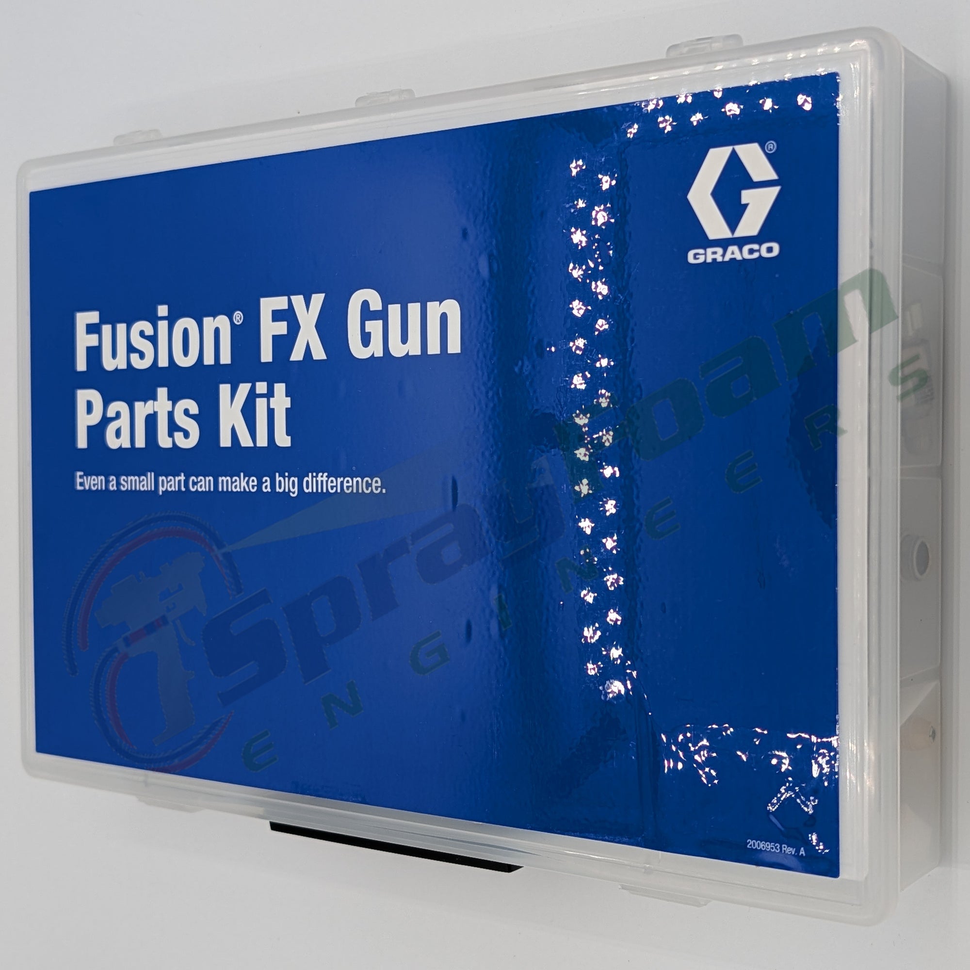 Fusion FX Spare Parts Kit, Refillable Case, Graco Part 2006566
