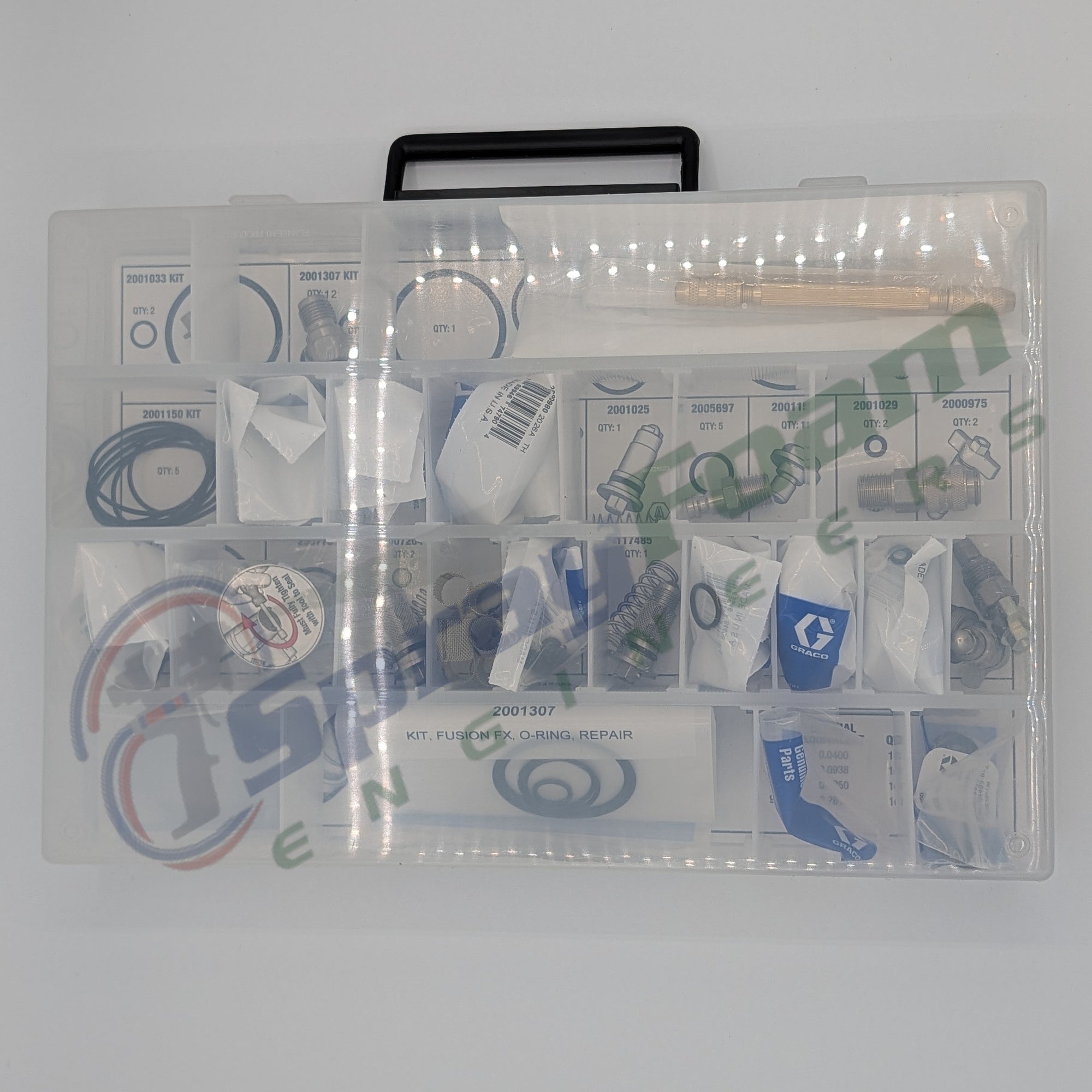 Fusion FX Spare Parts Kit, Refillable Case, Graco Part 2006566