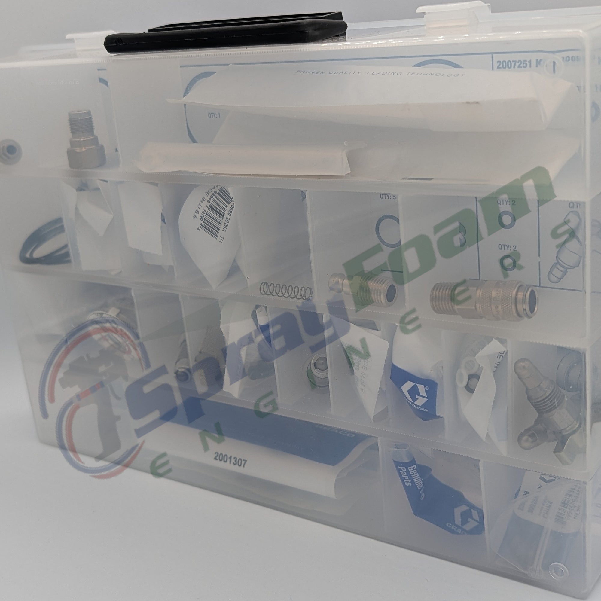 Fusion FX Spare Parts Kit, Refillable Case, Graco Part 2006566