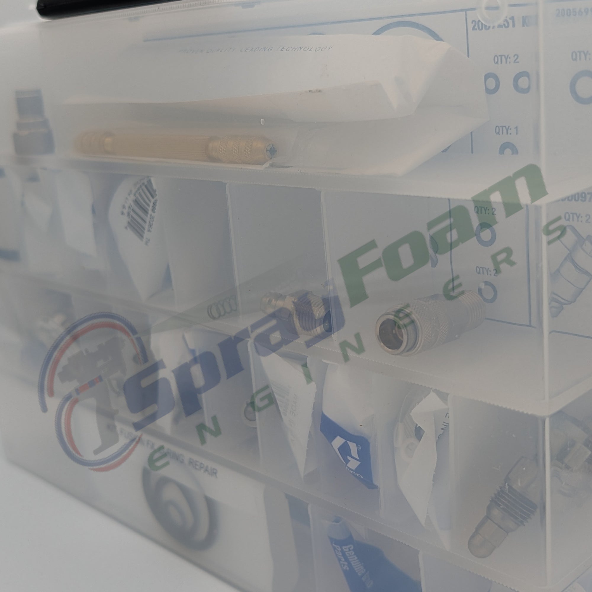 Fusion FX Spare Parts Kit, Refillable Case, Graco Part 2006566