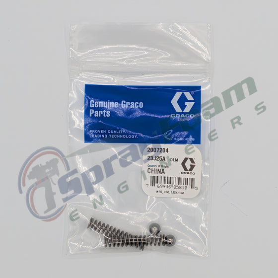 Fusion FX Check Ball and Spring Kit, 2 Pack, Graco Part 2007204
