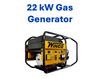 Graco E20 Reactor 3 Pro spray foam rig with Graco PC Fusion gun, 22 kW gas generator separate room, and 7'x16' trailer