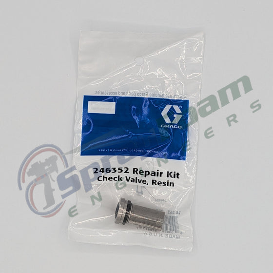 'B' side Check Valve for Fusion AP and Fusion PC, Graco Part 246352