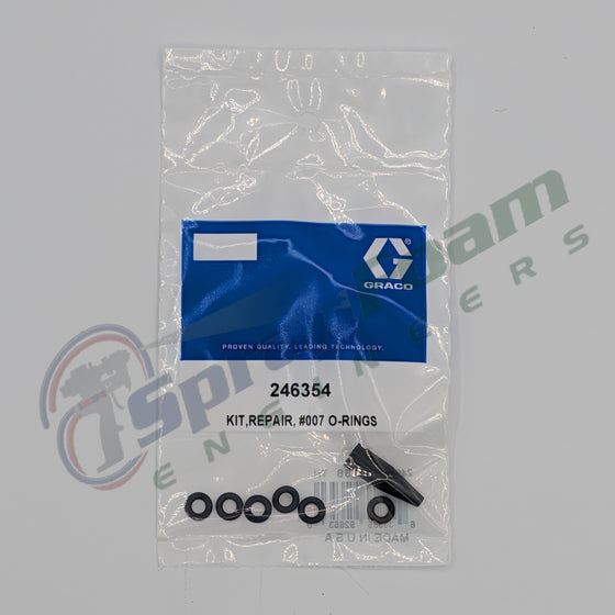 #007 O-ring repair kit for Fusion AP and PC, Graco Part 246354