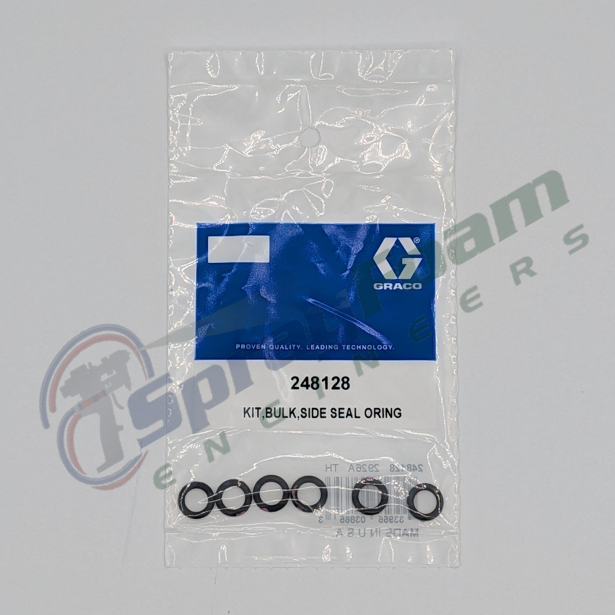 Side Seal O-Ring for Fusion AP, Graco Part 248128