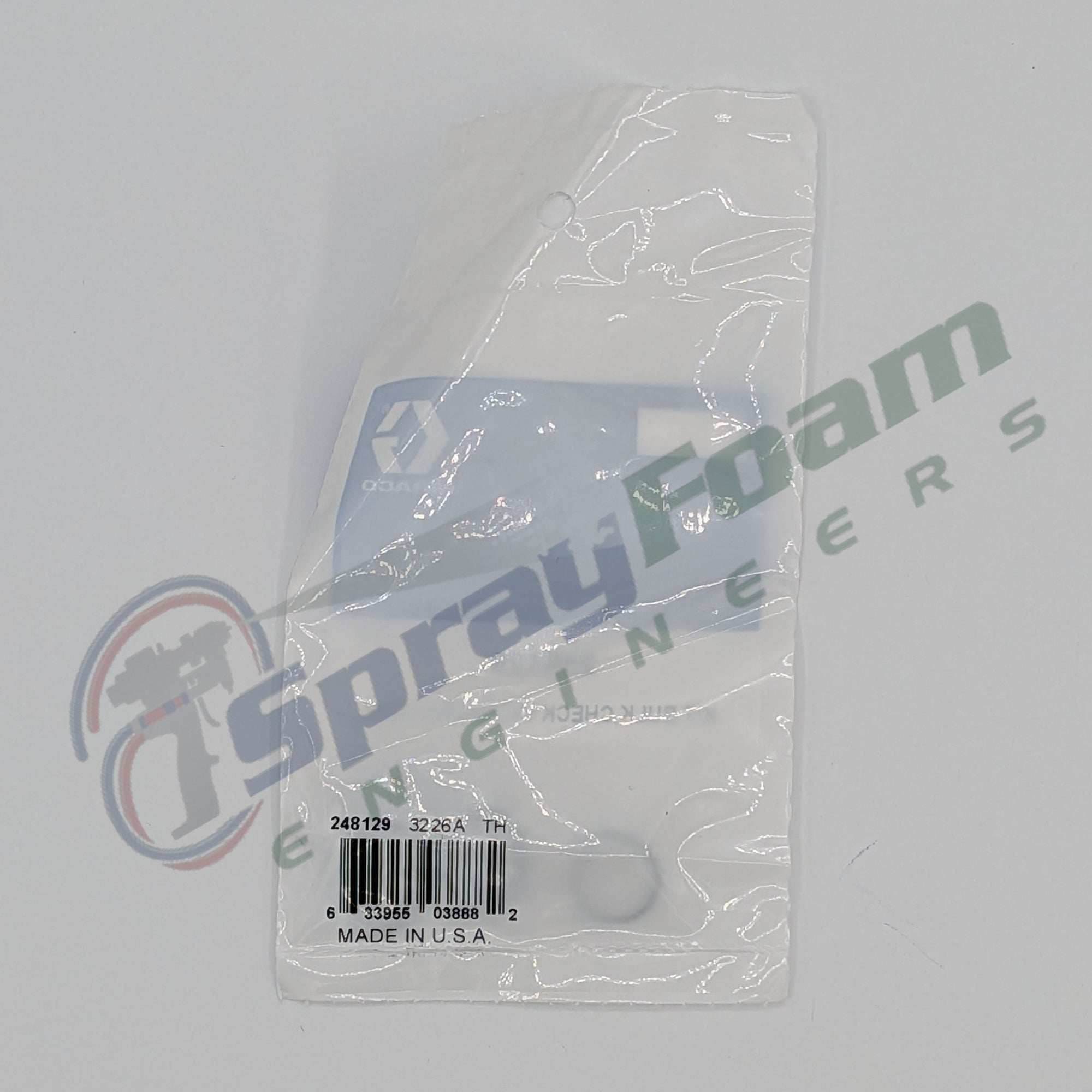 Check valve housing O-ring kit, Fusion AP/PC, Graco Part 248129