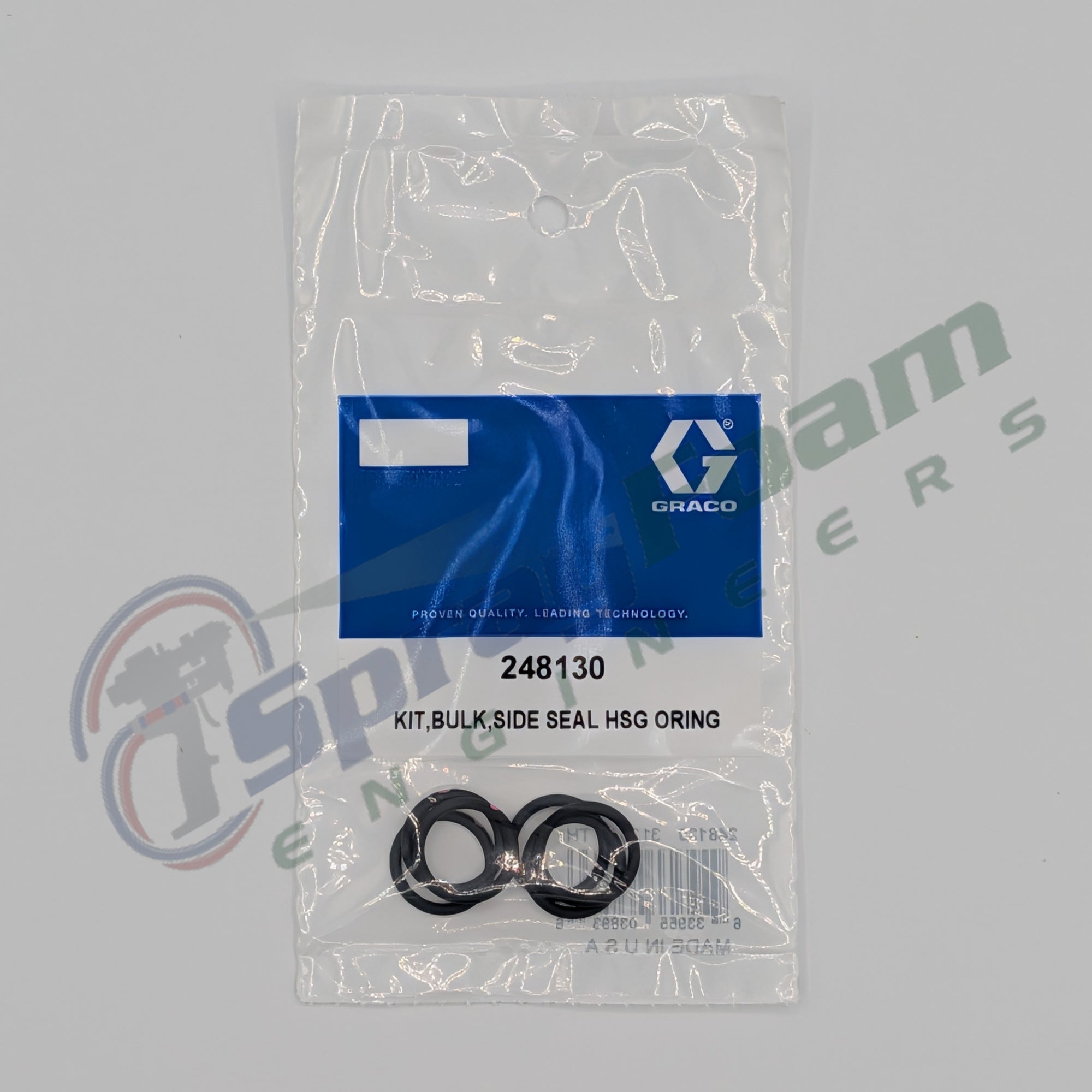 Cart Body O-Ring for Fusion AP, Graco Part 248130