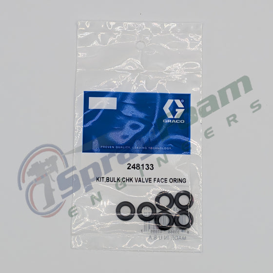 Check valve face O-ring kit, Fusion AP/PC, Graco Part 248133