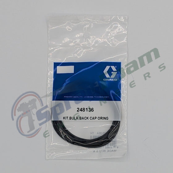Back cap O-ring kit for Fusion AP and PC, Graco Part 248136