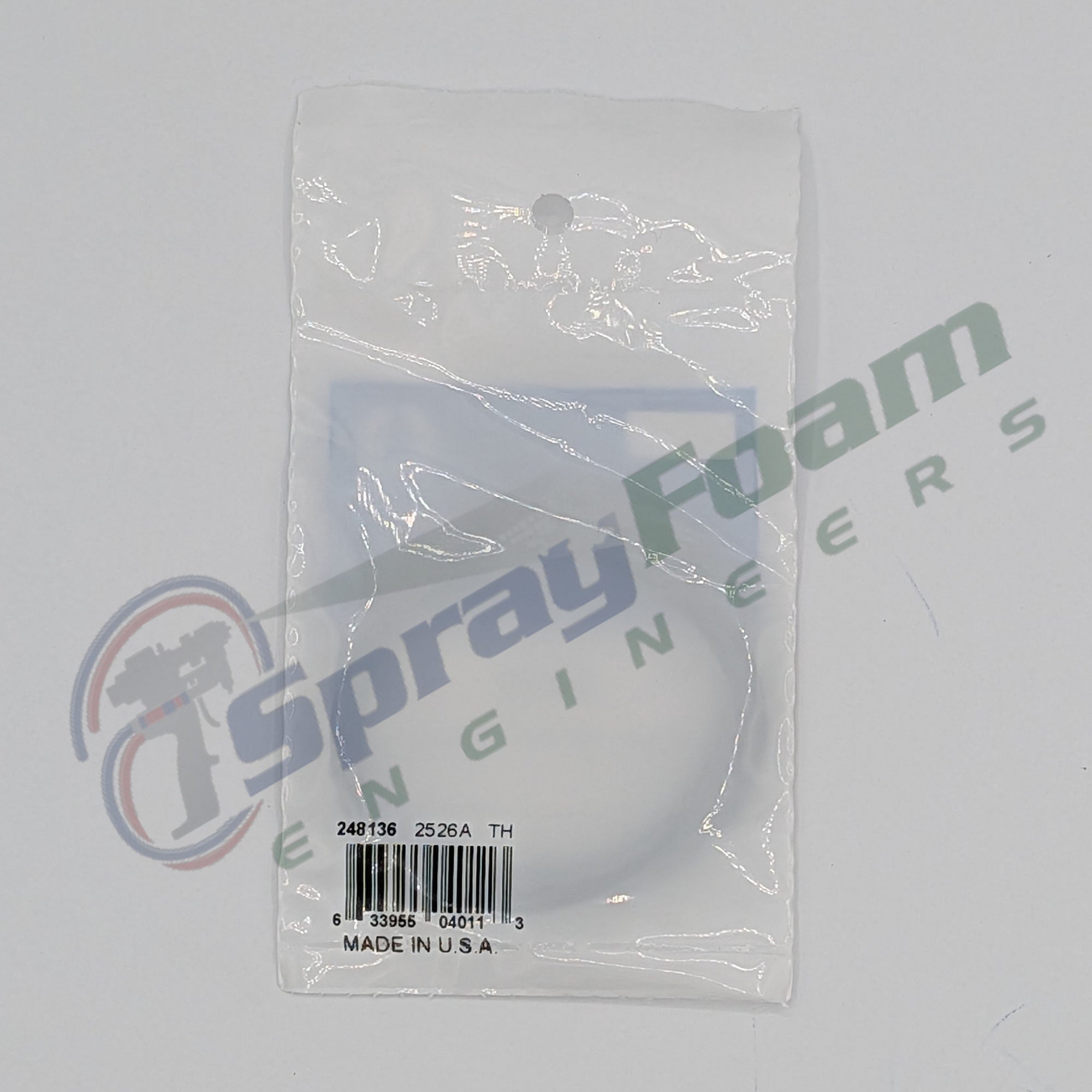 Back cap O-ring kit for Fusion AP and PC, Graco Part 248136