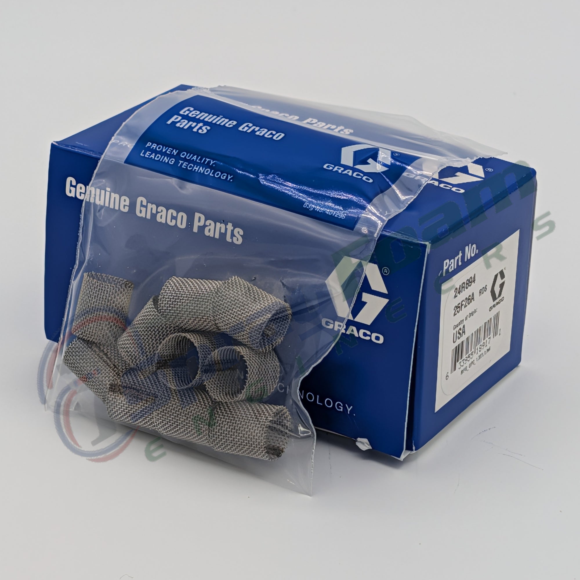 Gun filter kit, 40 mesh, 10 pack, Fusion FX, Graco Part 24R894