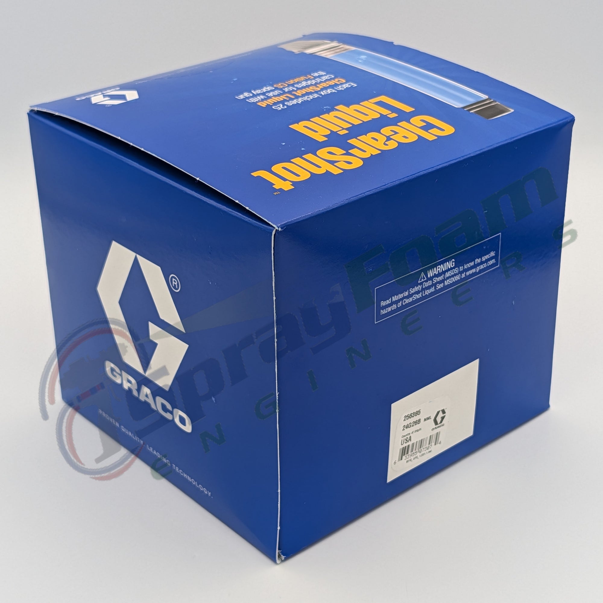ClearShot liquid cartridges, 100 pack, Fusion FX, Graco Part 256387