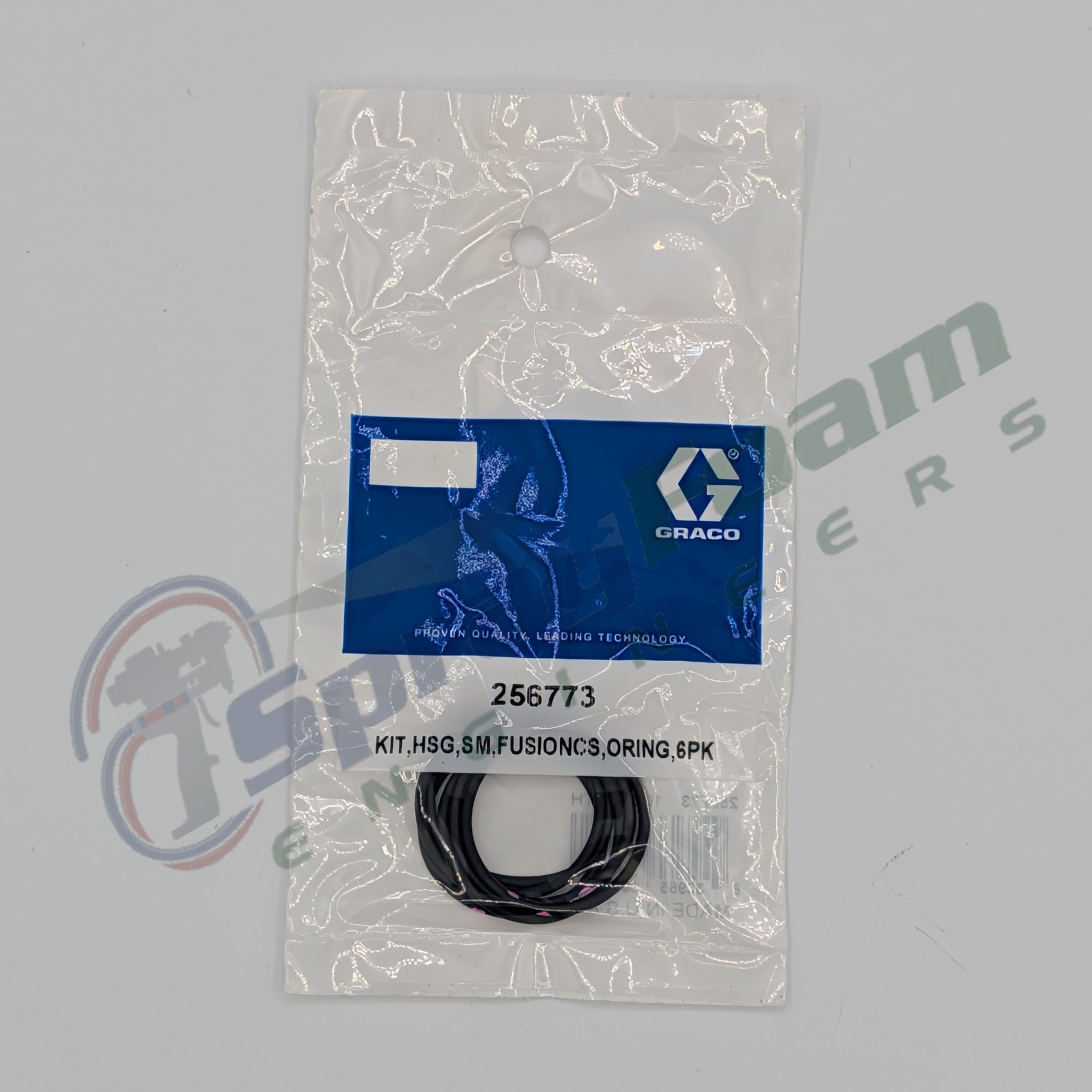 O-Ring 6 pk for Fusion FX, Graco Part 256773