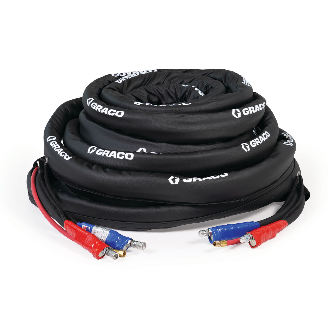 100 ft x 3/8 in Internal Heated Hose, 2000 psi, Without Cable, Xtreme-Wrap, Reactor 2, Graco Part 26D096