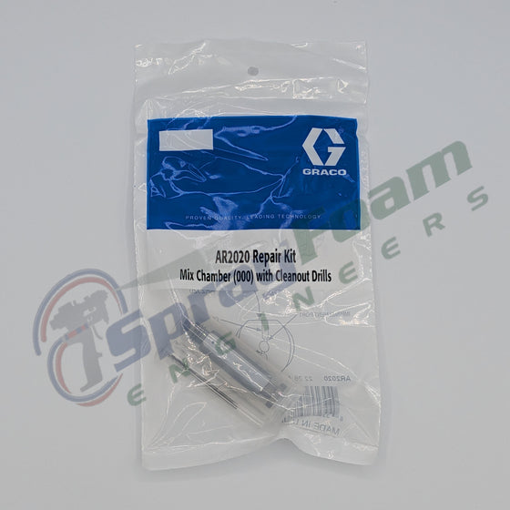 Fusion AP Round Mix Chamber 000, 0.020 in, Graco Part AR2020