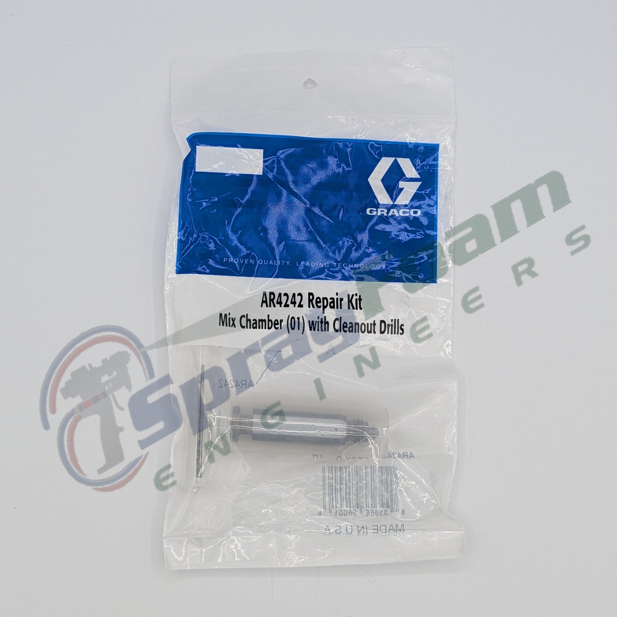 Fusion AP Round Mix Chamber 01, 0.042 in, Graco Part AR4242