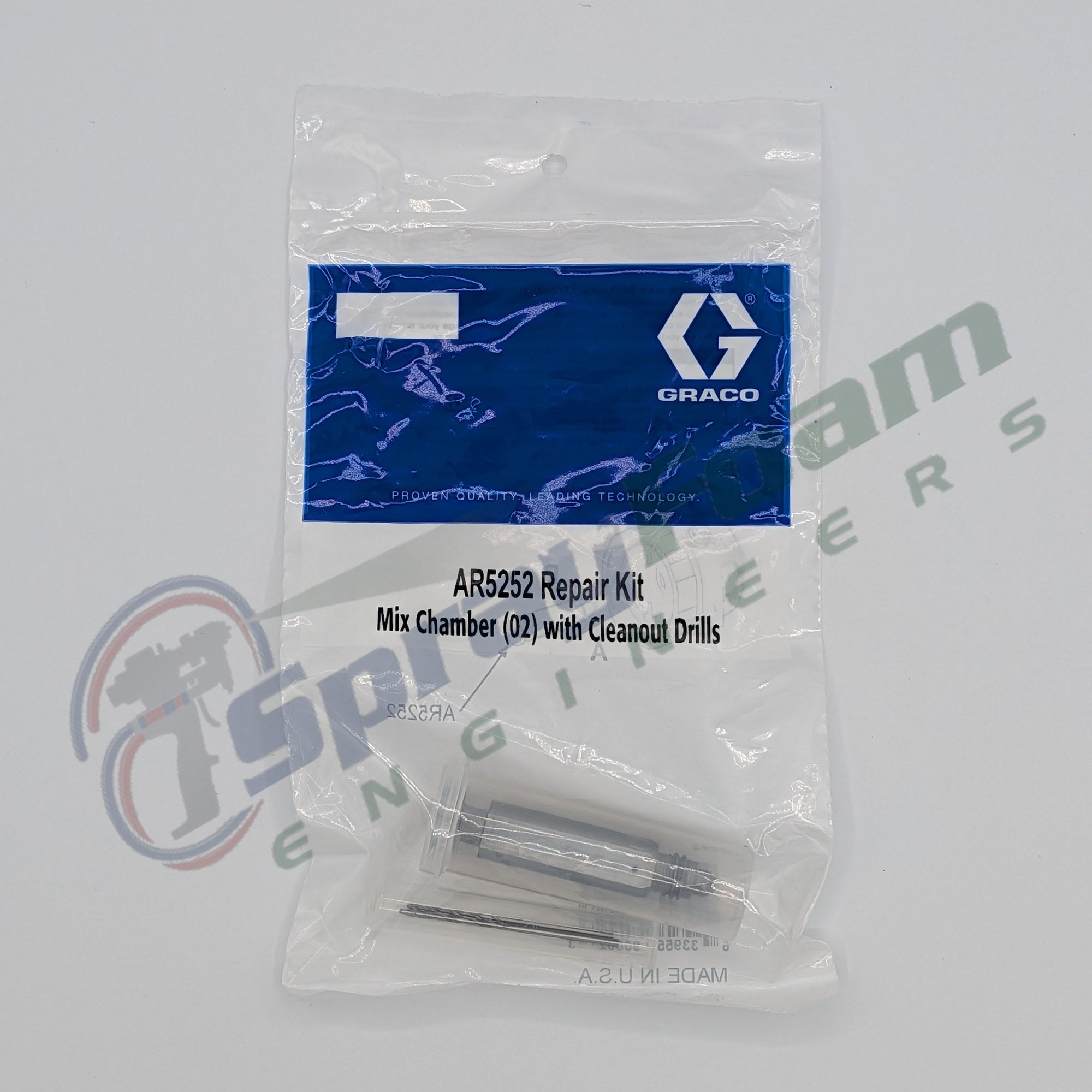 Mixing Chamber - 0.052 orifice size (02) for Fusion AP, Graco Part AR5252