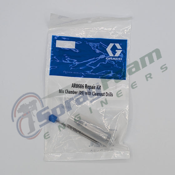 Fusion AP Round Mix Chamber 05, 0.086 in, Graco Part AR8686