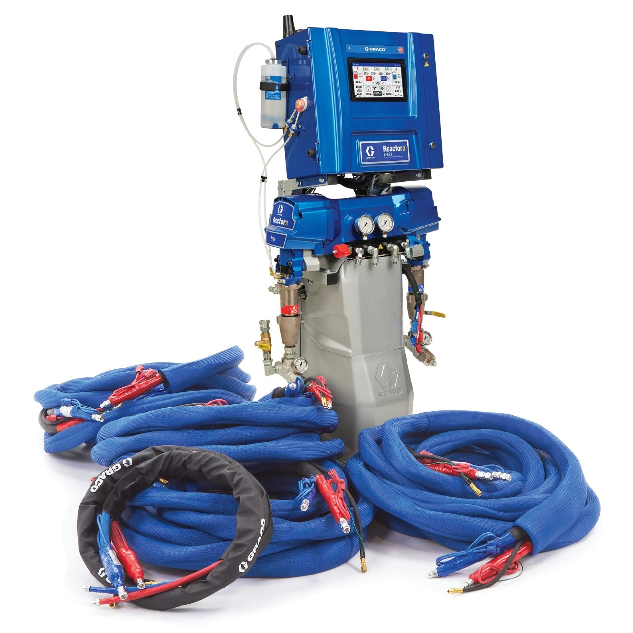 Reactor 3 E-XP2 Pro Tier Polyurea Proportioner Package, 200 ft  External Heated Hose, 15 kW, Graco Part EHR341