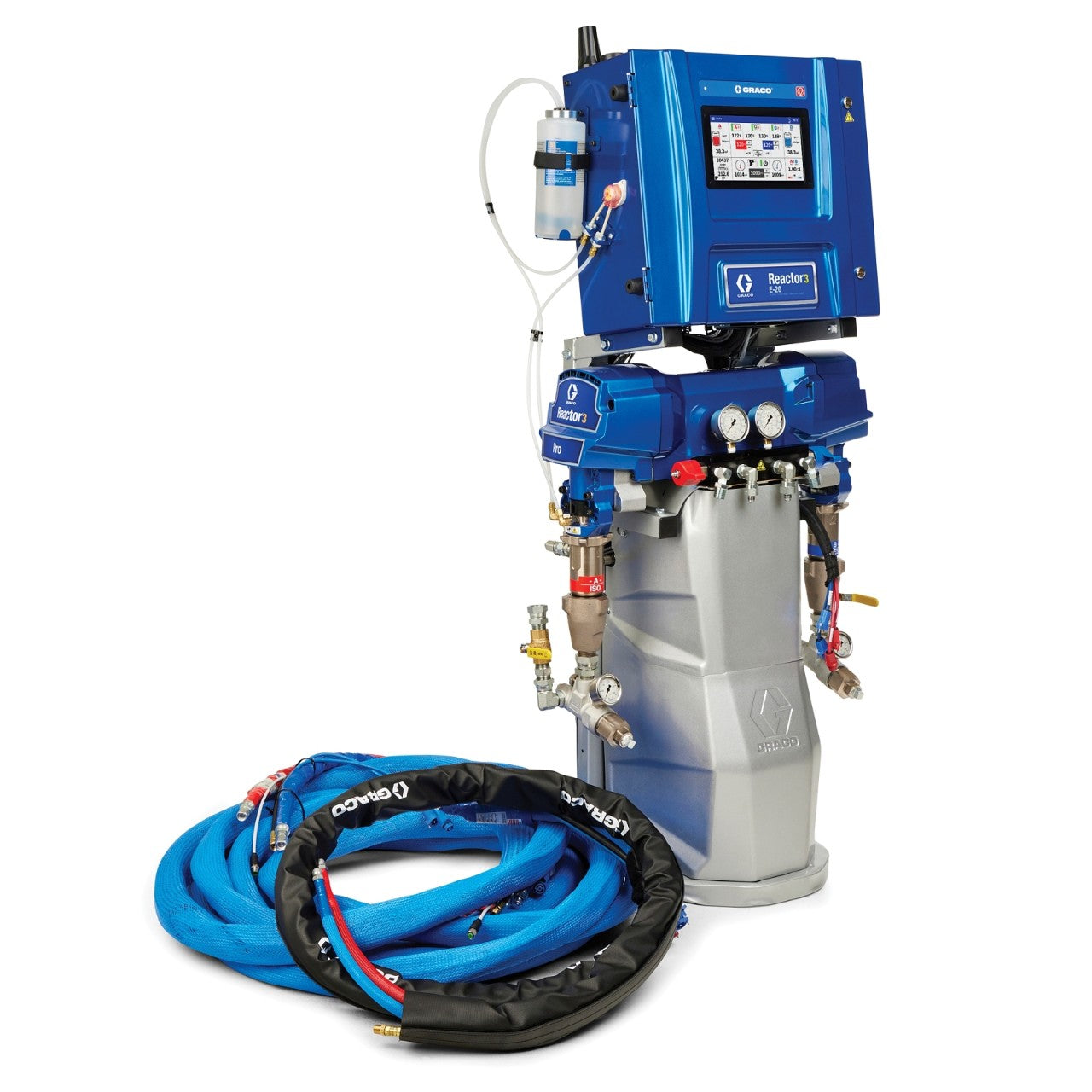 Reactor 3 E-20 Pro Tier Spray Foam Proportioner Package, 50 ft External Heated Hose, 10 kW, Graco Part ESR313