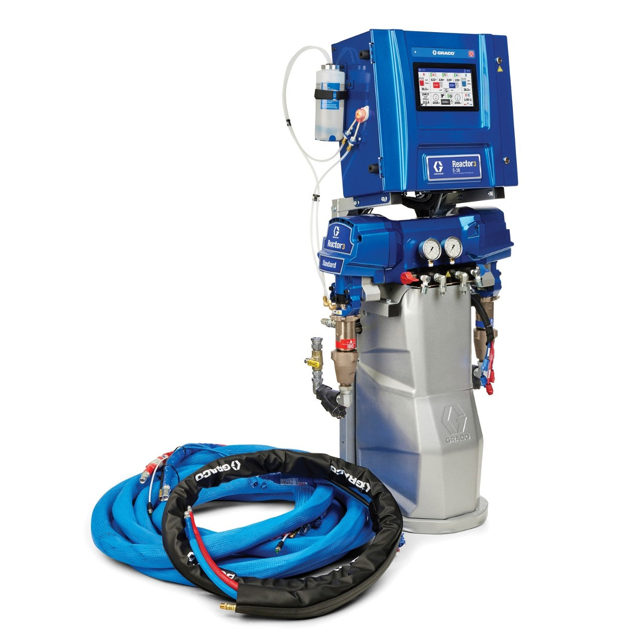 Reactor 3 E-30 Standard Tier Spray Foam Proportioner Package, 50 ft External Heated Hose, 10 kW, Graco Part ESR330