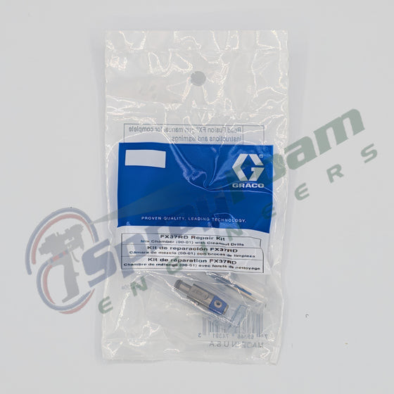 Fusion FX Round Mix Chamber, 0.037 in Orifice, Graco Part FX37RD