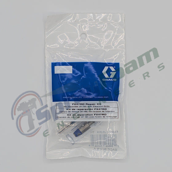 Round Mix Chambers - 0.047 orifice size for Fusion FX, Graco Part FX47RD