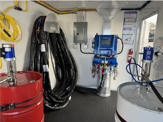 Graco E20 Reactor 3 Elite Spray Foam Machine Trailer w/ Diesel Generator