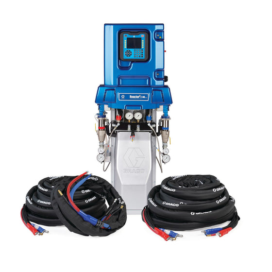 Reactor 2 E-30 Elite Spray Foam Proportioner Package, 200 ft Internal Heated Hose, 20 ft Whip, 15kW, Graco Part IH2111
