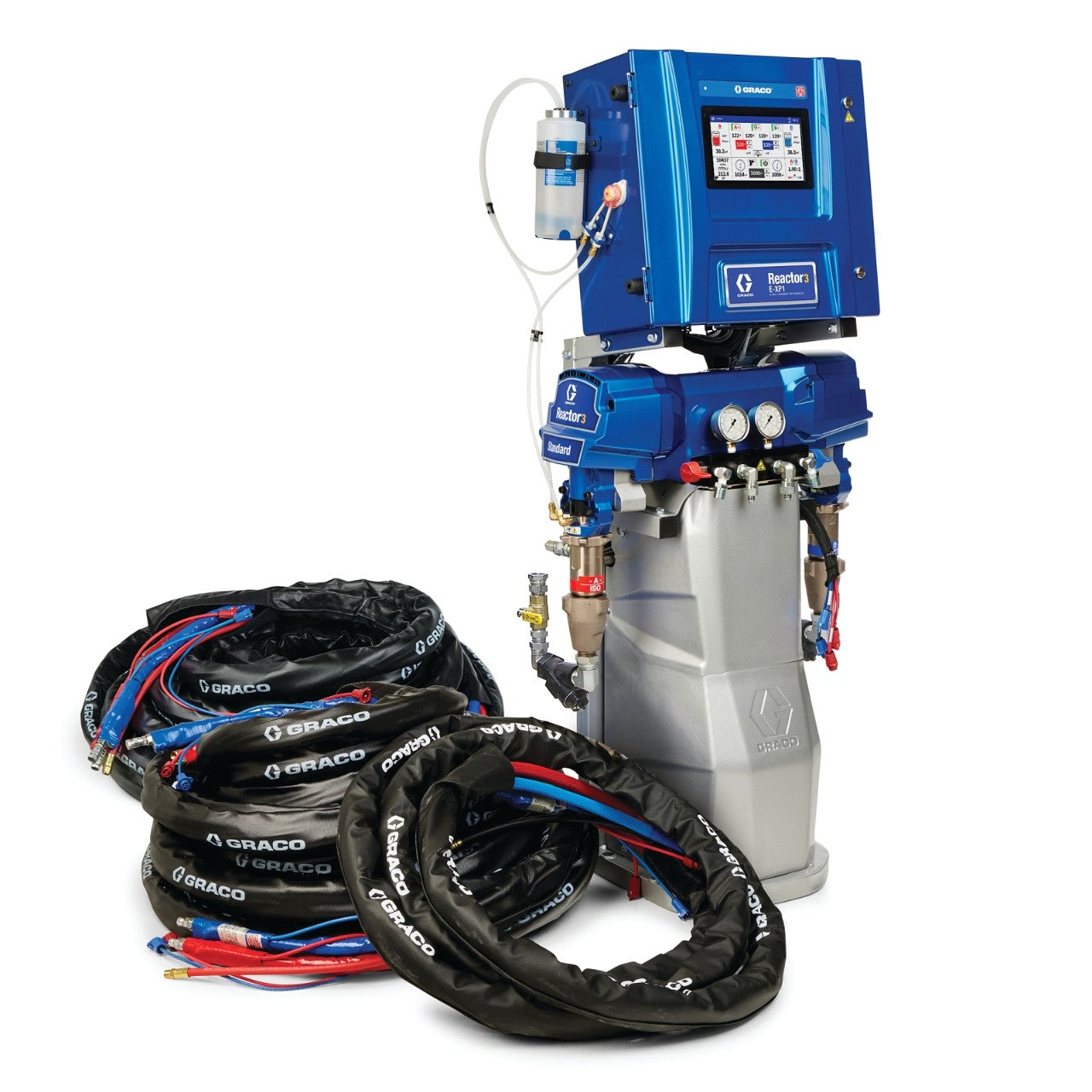 Reactor 3 E-XP1 Standard Tier Polyurea Proportioner Package, 200 ft  Internal Heated Hose, 10 kW, Graco Part IHR320