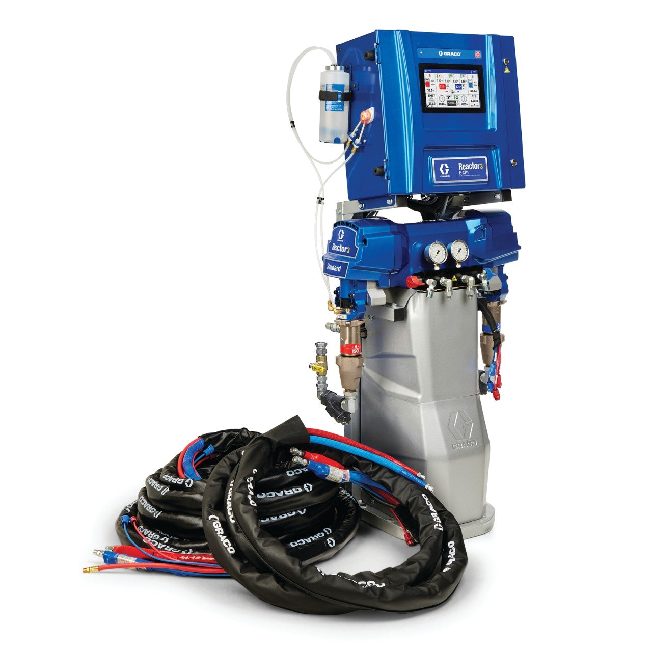 Reactor 3 E-XP1 Standard Tier Polyurea Proportioner Package, 50 ft Internal Heated Hose, 10 kW, Graco Part ISR320