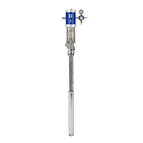 T3 Supply Pump (Carbon Steel): 3:1 Fluid to Air Ratio, Graco Part 24Z834