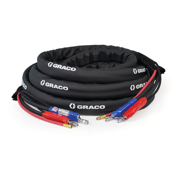 50 ft x 3/8 in Internal Heated Hose, 2000 psi, Without Cable, Xtreme-Wrap, Reactor 2, Graco Part 26D095