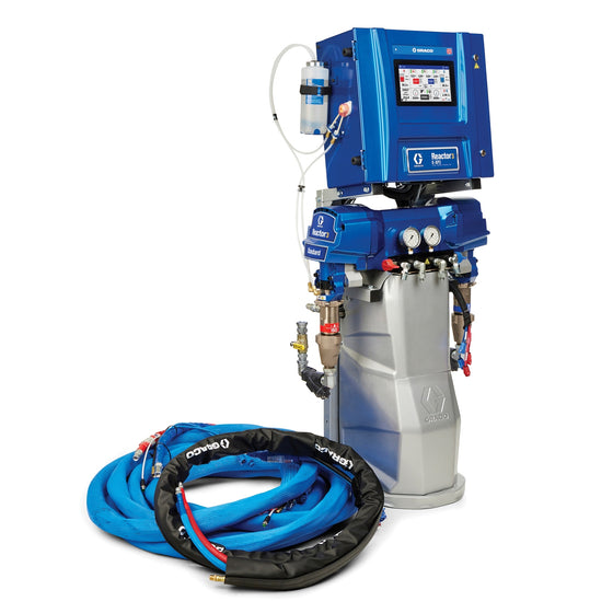 Reactor 3 E-XP2 Standard Tier Polyurea Proportioner Package, 50 ft  External Heated Hose, 15 kW, Graco Part ESR340